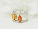 Bague 50 Toi et Moi - Bague en or blanc, saphirs et diamants 58 Facettes 33784
