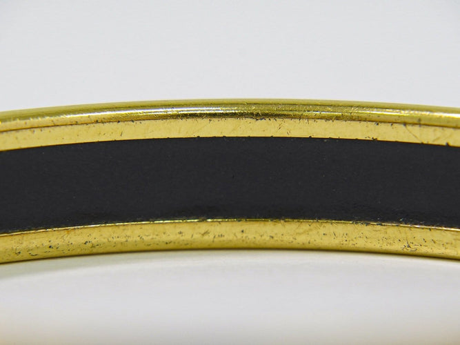 Bracelet Hermès - Bracelet en métal plaqué or et émail 58 Facettes g0dpkzh892