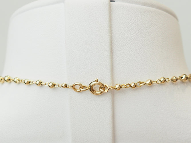 Collier Collier marseillais en or jaune 18 carats à boules dégradées 58 Facettes 33780