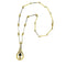 Pendentif Ras-de-cou pendentif en or jaune, diamants et saphir 58 Facettes G3961