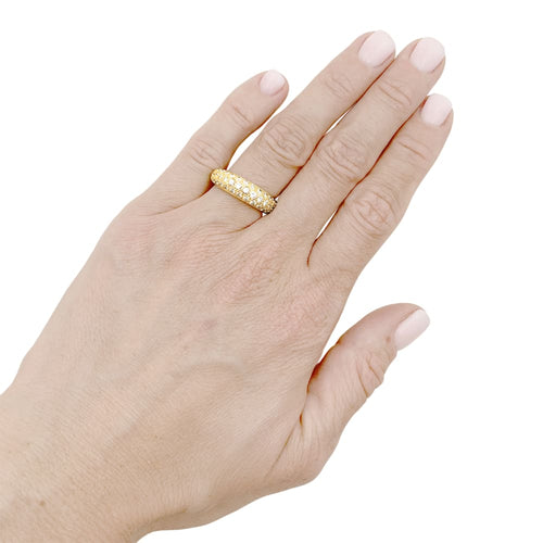 Bague 53 Cartier Mimi - Bague en or jaune et diamants 58 Facettes 35685