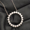 Tiffany & Co Open Circle - Collier en platine et diamants 58 Facettes