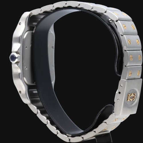Montre Cartier Santos Galbée - Montre en or jaune et acier 58 Facettes MT45626