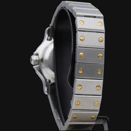 Montre Cartier Santos - Montre en or jaune et acier 58 Facettes MT46968