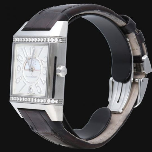 Montre Jaeger-LeCoultre Reverso Squadra Lady Duetto - Montre en acier 58 Facettes MT46840