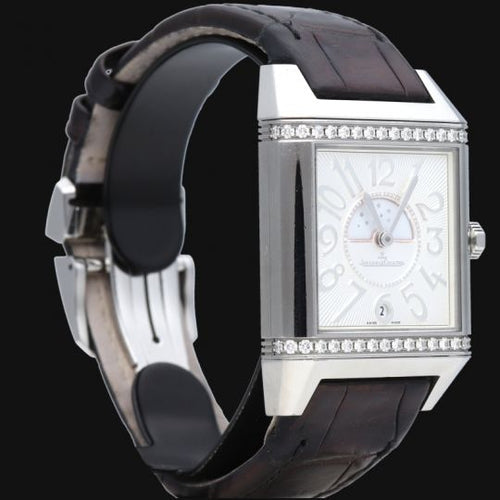 Montre Jaeger-LeCoultre Reverso Squadra Lady Duetto - Montre en acier 58 Facettes MT46840