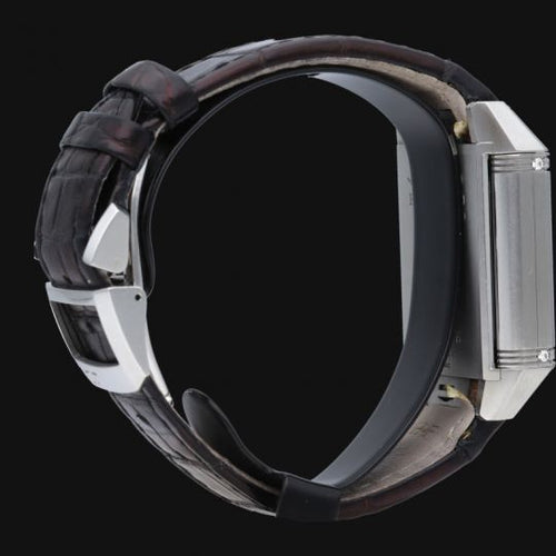 Montre Jaeger-LeCoultre Reverso Squadra Lady Duetto - Montre en acier 58 Facettes MT46840