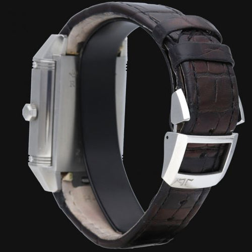 Montre Jaeger-LeCoultre Reverso Squadra Lady Duetto - Montre en acier 58 Facettes MT46840