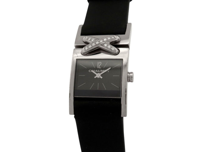 Montre Chaumet Liens Croisés GM - Montre en or blanc 18K et diamants 58 Facettes 275239