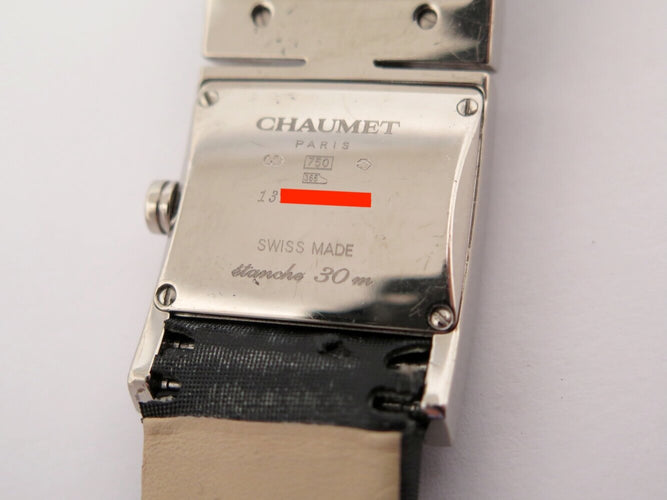 Montre Chaumet Liens Croisés GM - Montre en or blanc 18K et diamants 58 Facettes 275239