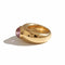 Bague 55 Bague jonc en or jaune et rubis cabochon 58 Facettes 1.0001260/1