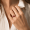 Bague 55 Bague jonc en or jaune et rubis cabochon 58 Facettes 1.0001260/1
