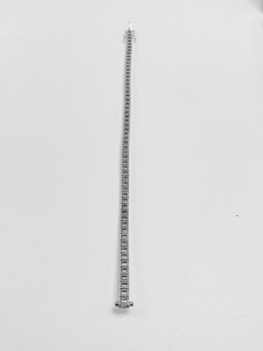 Bracelet Bracelet tennis rivière en or blanc et diamants 8,50 ct 58 Facettes BO/260187