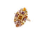Bague 58 Bague cocktail en or rose et diamants naturels de couleur 58 Facettes Bague -0050