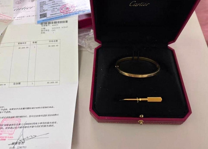 Bracelet Cartier Love - Bracelet petit modèle en or jaune 58 Facettes jnci63