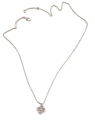 Pendentif Van Cleef & Arpels Sweet Alhambra - Pendentif en or blanc et diamants 58 Facettes jnci65