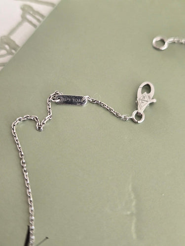 Pendentif Van Cleef & Arpels Sweet Alhambra - Pendentif en or blanc et diamants 58 Facettes jnci65