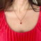 Pendentif Pendentif cage en or jaune et corail 58 Facettes LMB-224