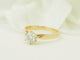 Bague 51 Solitaire - Bague en or jaune avec diamant 0,74 ct 58 Facettes F5077