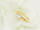 Bague 51 Solitaire - Bague en or jaune avec diamant 0,74 ct 58 Facettes F5077