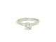 Bague 54 Solitaire - Bague en or blanc et diamant 58 Facettes 18829