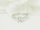 Bague 54 Solitaire - Bague en or blanc et diamant 58 Facettes 18829