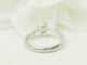 Bague 54 Solitaire - Bague en or blanc et diamant 58 Facettes 18829