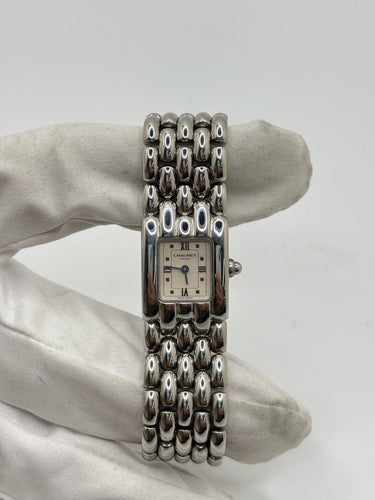 Montre Chaumet Khésis - Montre en acier 58 Facettes 1989