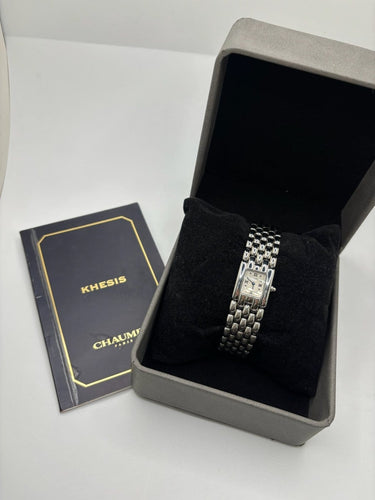 Montre Chaumet Khésis - Montre en acier 58 Facettes 1989