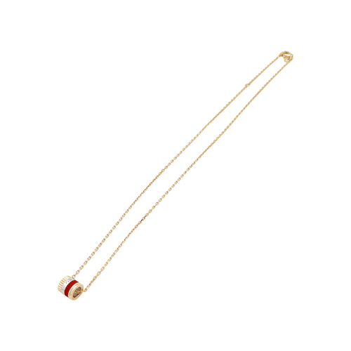 Collier Boucheron Quatre Red Edition - Collier 3 ors, céramique rouge et diamant 58 Facettes 35736