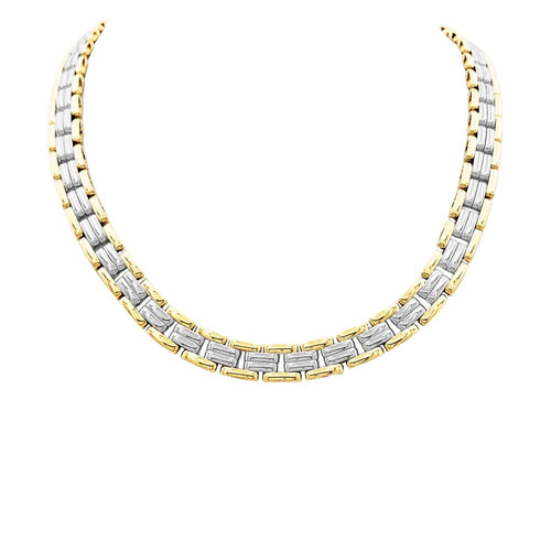 Collier Mauboussin - Collier vintage en or jaune et or blanc 58 Facettes 35730