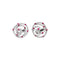 Boucles d'oreilles Giovanni Ferraris - Boucles d'oreilles en or blanc, diamants et rubis 58 Facettes 35697