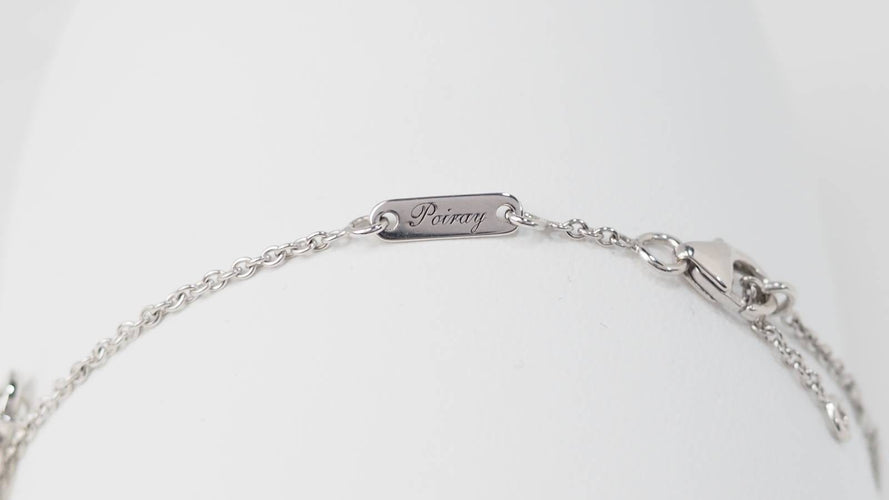 Bracelet Poiray Cœur Entrelacé - Bracelet en or blanc 58 Facettes 32973