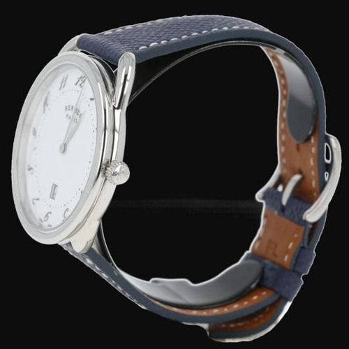 Montre Hermès Arceau - Montre automatique en acier 58 Facettes MT46110