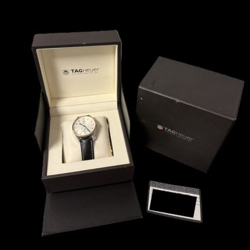 Montre TAG Heuer Carrera - Montre Calibre 6 en or jaune et acier 58 Facettes MT46549