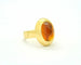 Bague 57 Pomellato - Bague en or jaune et quartz citrine 58 Facettes 154T21_M