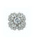 Bague 53 Bague en or blanc 18 kt avec diamants ronds et baguette 58 Facettes BRI094