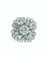Bague 53 Bague en or blanc 18 kt avec diamants ronds et baguette 58 Facettes BRI094
