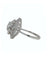 Bague 53 Bague en or blanc 18 kt avec diamants ronds et baguette 58 Facettes BRI094