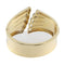 Bracelet Bracelet rigide en or jaune et blanc et diamants 58 Facettes G3963