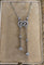 Collier Art déco - Collier négligé en platine et diamants 58 Facettes 1