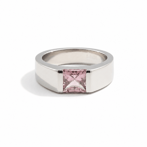 Bague 52 Cartier Tank - Bague en or blanc et tourmaline 58 Facettes 1.0000933/1
