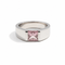 Bague 52 Cartier Tank - Bague en or blanc et tourmaline 58 Facettes 1.0000933/1