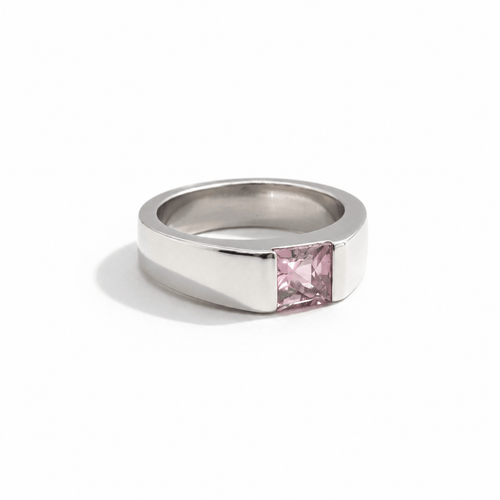 Bague 52 Cartier Tank - Bague en or blanc et tourmaline 58 Facettes 1.0000933/1