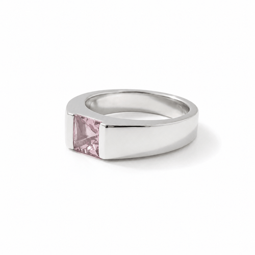 Bague 52 Cartier Tank - Bague en or blanc et tourmaline 58 Facettes 1.0000933/1