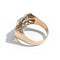 Bague 56 Bague Tank en or rose et diamants 58 Facettes 1.0001250/1