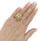 Bague 49 Bague fleur vintage en or jaune et diamants 58 Facettes 35738