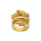 Bague 49 Bague fleur vintage en or jaune et diamants 58 Facettes 35738