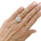 Bague 53 Bague solitaire en platine avec diamant 5,01 carats 58 Facettes 35744