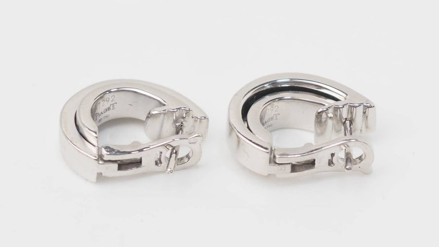 Boucles d'oreilles Piaget Possession - Boucles d'oreilles en or 18 kt et diamants 58 Facettes 32841